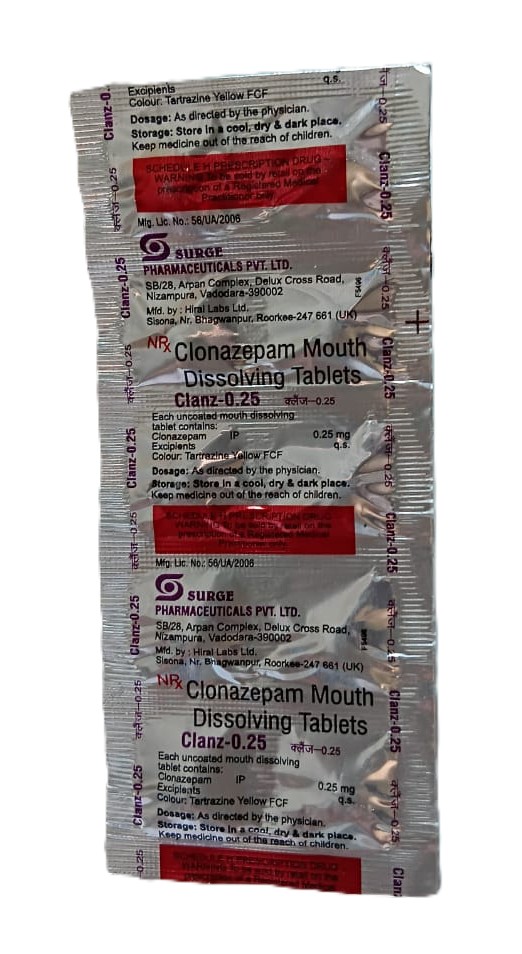 Clanz 0.25mg Tablet